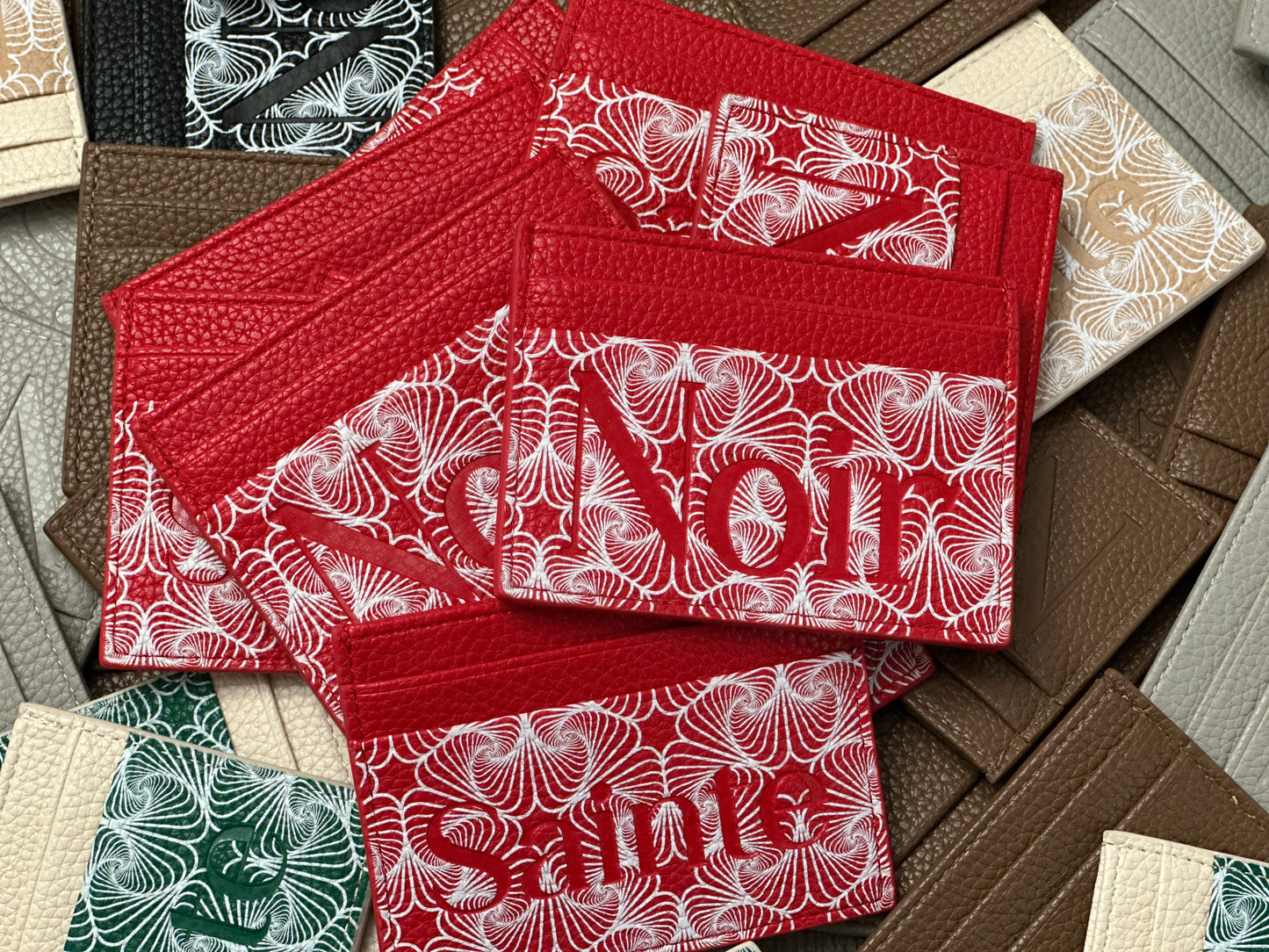Sainte Monogram Red Cardholder