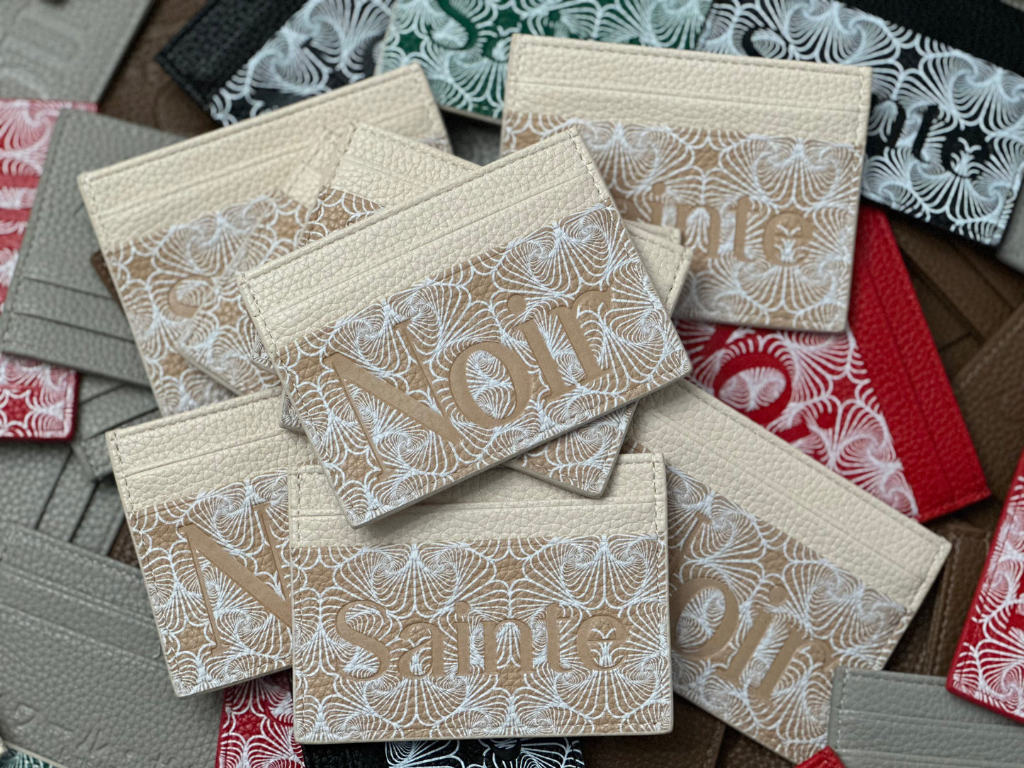 Sainte Monogram Sand Cardholder
